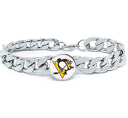 Pittsburgh Penguins Hockey Gift Men'S Women'S Stainless Steel Bracelet Gift D4