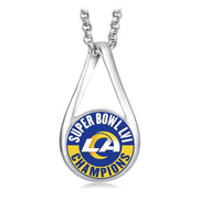 Special Los Angeles Rams Womens Sterling Silver Chain Necklace With Pendant D28