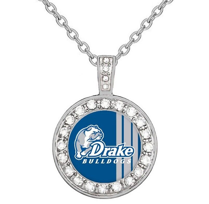 Drake University Bulldogs Womens Sterling Silver Necklace College Gift D18