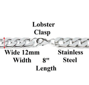 Drake Bulldogs Mens Stainless Steel
