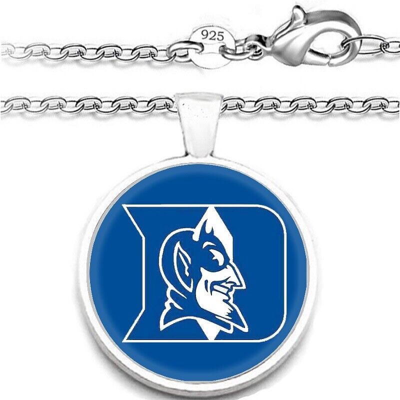 Duke Blue Devils Mens Womens 925 Sterling Chain Necklace University Gift A1