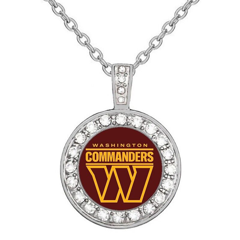 Washington Commanders Womens 925 Sterling Silver Necklace D18