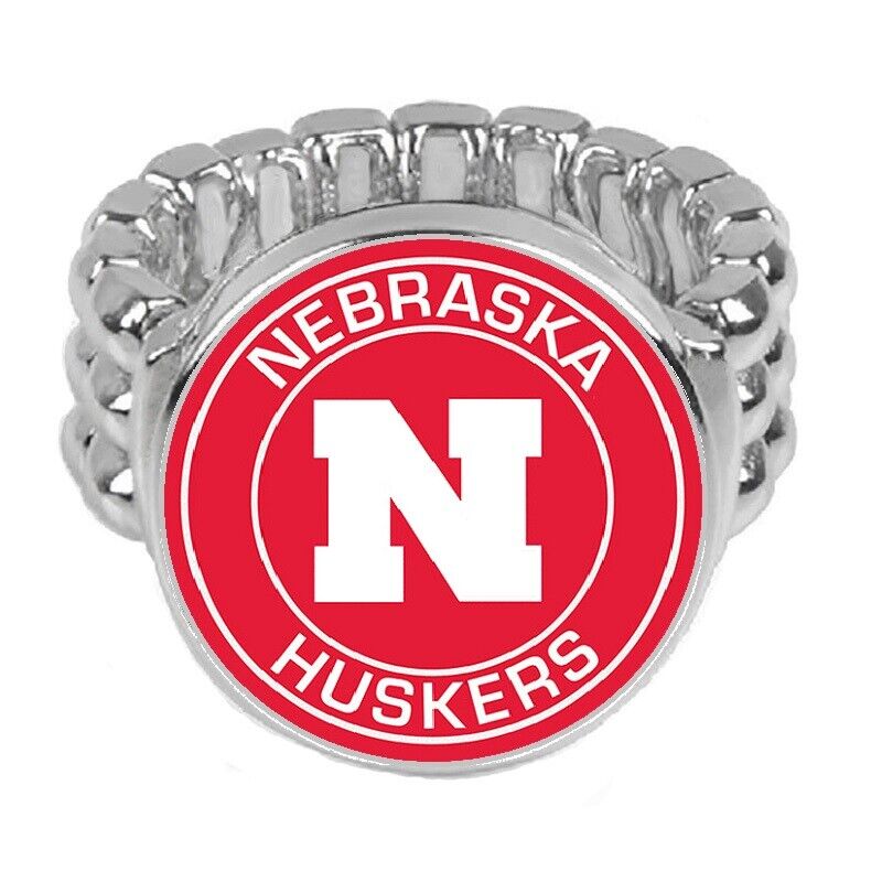 Universitty Nebraska Cornhuskers Gift Mens Womens College State Ring Fits All D2