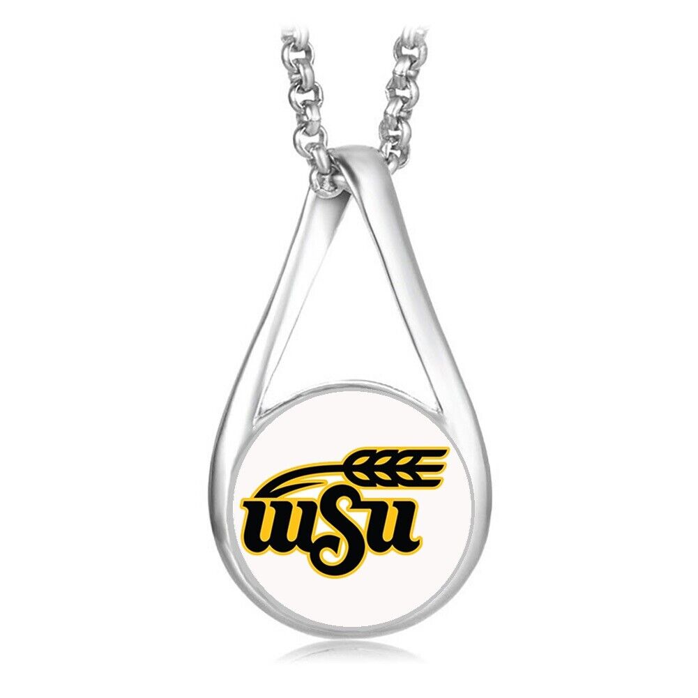 Wsu Wichita State Shockers Womens Sterling Silver Necklace University Gift D28