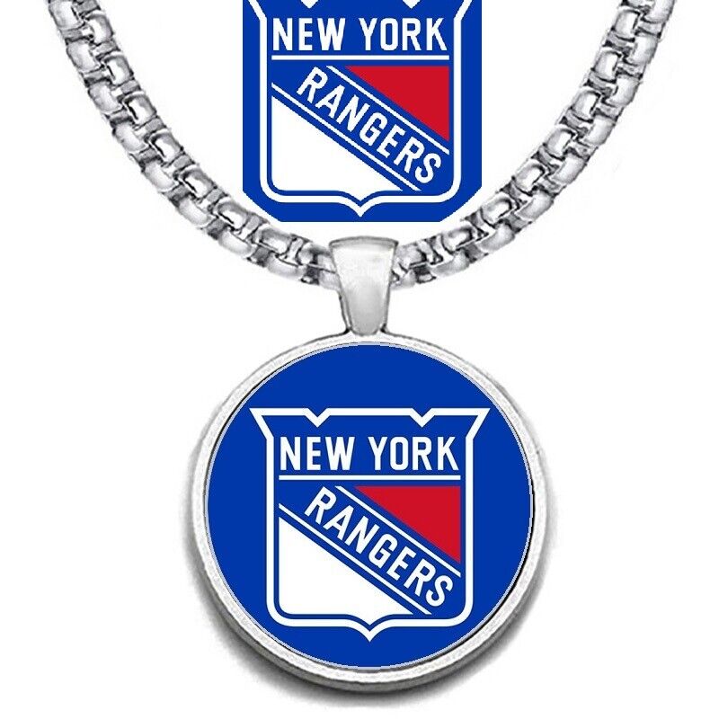 New York Ny Rangers 20" Necklace Stainless Chain Hockey Free Ship' D30