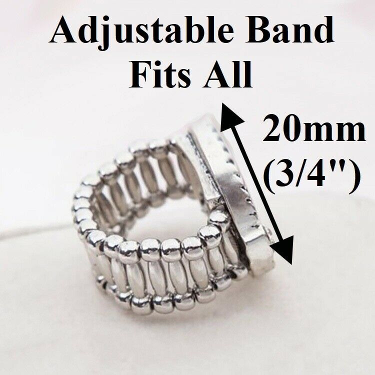 New York Yankees Women's Adjustable Silver Crystal Accent Ring w Gift Pkg D12