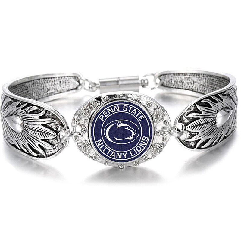 Penn State Nittany Lions Womens Sterling Silver Bracelet Jewelry Gift D3
