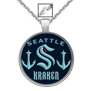 Seattle Kraken Womens Mens Sterling Chain Pendant Necklace Hockey Gift A1