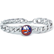 New York Islanders Hockey Gift Men'S Women'S Stainless Steel Bracelet Giftpg D4