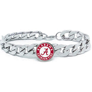 Alabama Crimson Tide Mens Link Chain Bracelet State College Gift D4