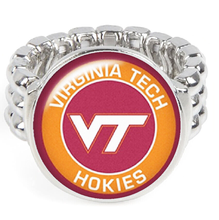 Virginia Tech Hokies Gift Mens Women State University Football Ring Fits All D2