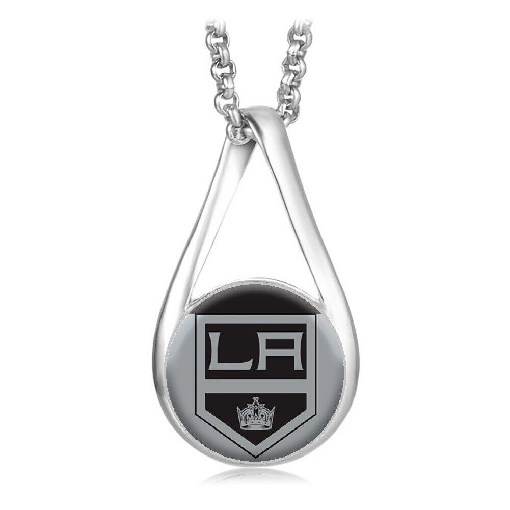 Special Los Angeles Kings Womens 925 Silver Necklace And Pendant Hockey Gift D28
