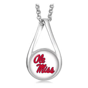 Ole Miss Rebels Womens Sterling Silver Necklace University Mississippi Gift D28