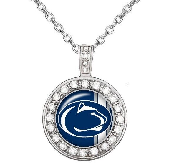 Penn State Nittany Lions 925 Sterling Silver Necklace College Football  Gift D18