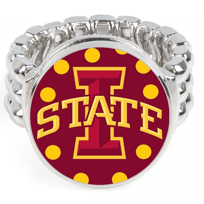 Iowa State Cyclones Mens Womens Ring Jewelry Gift Fits All Sizes D2