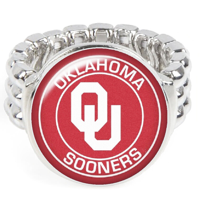 Oklahoma Sooners Gift Mens Womens State University Football Ring Fits All D2