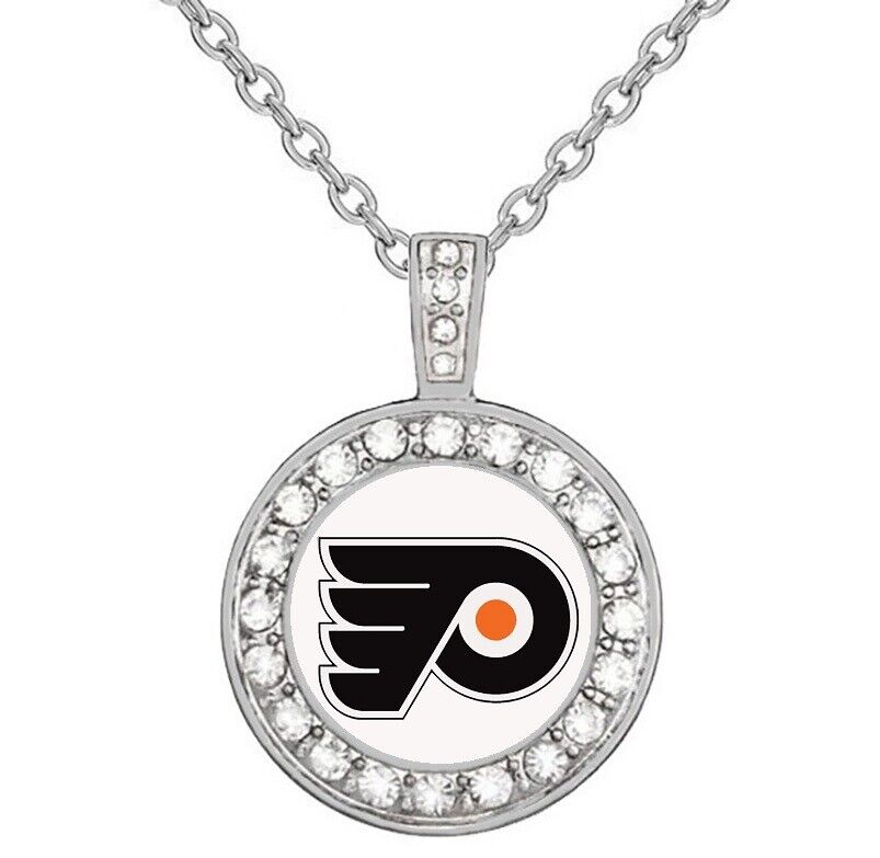 Philadelphia Flyers Womens 925 Sterling Silver Necklace With Pendant Gift D18