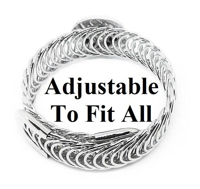 Auburn Tigers Mens Silver Adjustable Chain Bracelet Jewelry Gift D11