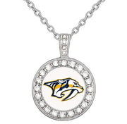 Nashville Predators Womens 925 Sterling Silver Necklace With Pendant Gift D18