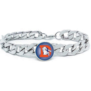 Special D Denver Broncos Silver Womens Mens Link Chain Bracelet Gift D4
