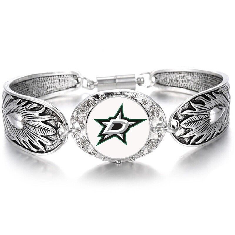 Dallas Stars Hockey Fan Women'S Tibetian Silver Bracelet Jewelry Gift D3