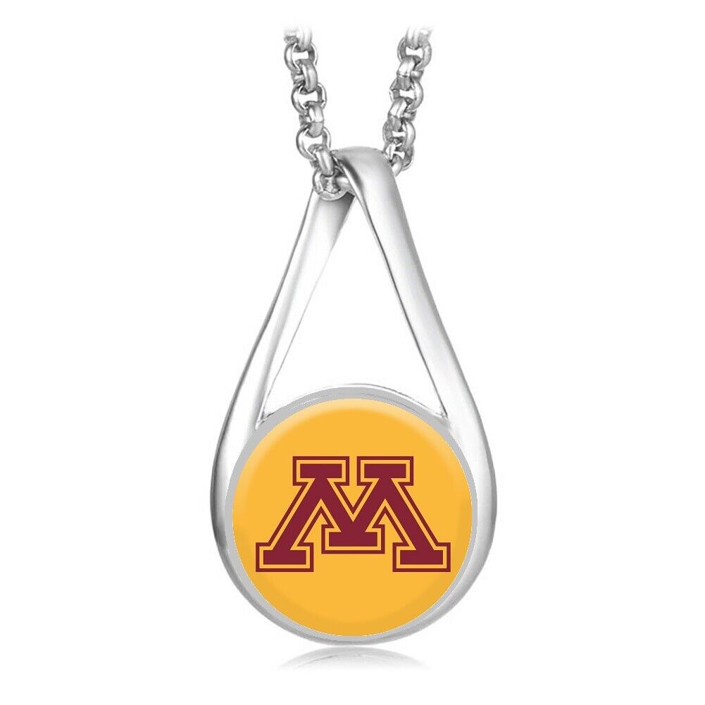 Minnesota Golden Gophers Womens Sterling Silver Necklace University Of Gift D28