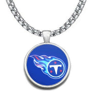 Large Tennessee Titans Necklace Stainless Steel Chain Football Free Ship' D30