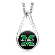 Marshall Thundering Herd Womens Sterling Silver Necklace State College Gift D28