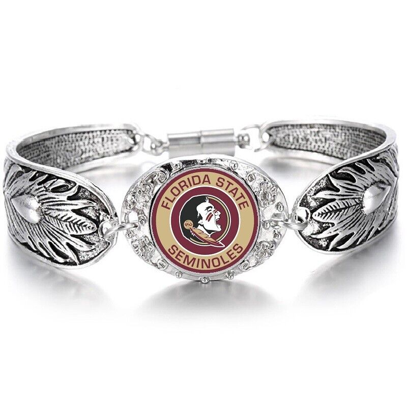 Florida State Seminoles Womens Sterling Silver Bracelet Jewelry Gift D3