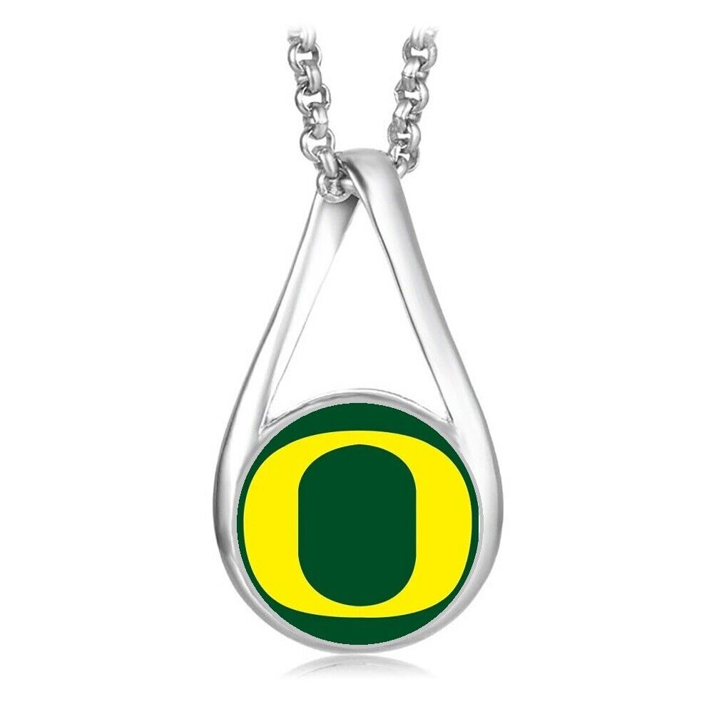 Oregon Ducks Womens Sterling Silver Necklace Gift D28