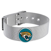 Jacksonville Jaguars Mens Womens Silver Adjustable Bracelet W Gift Pkg D6