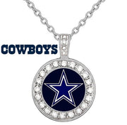 Dallas Cowboys Women'S 925 Sterling Silver Necklace Football Gift D18