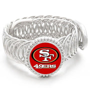 San Francisco 49Ers Football Sterling Silver Mens Womens Bracelet + Giftpkg D11