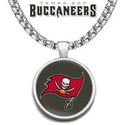 Large Tampa Bay Buccaneers Necklace Stainless Steel Chain Football Free Ship D30