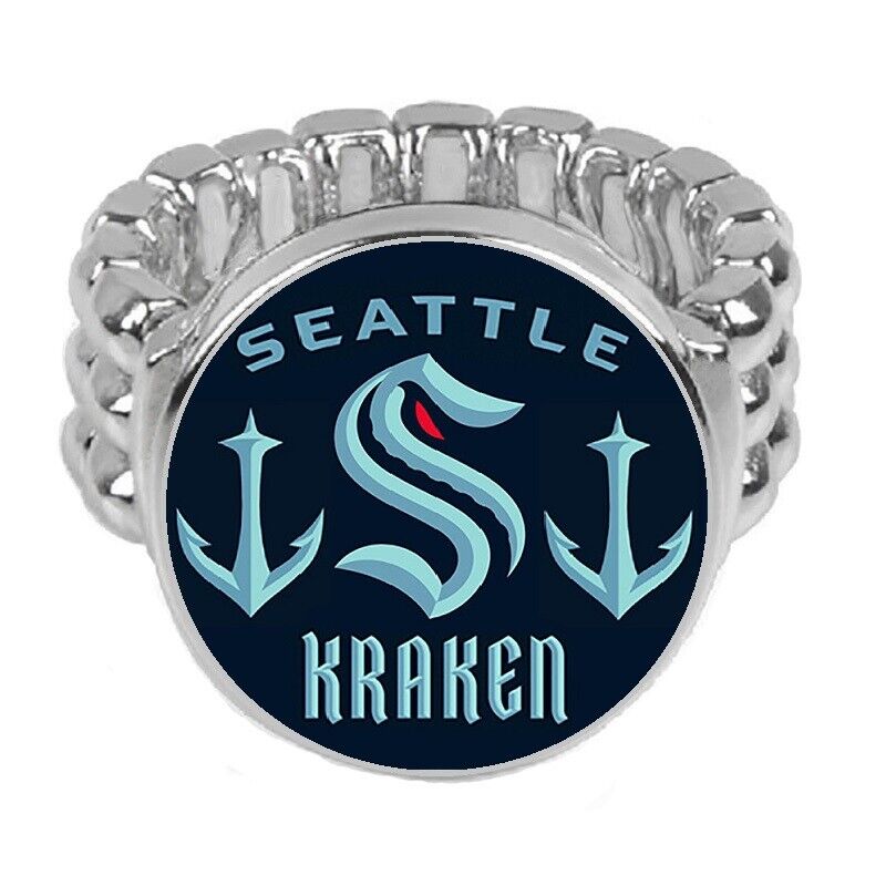 Seattle Kraken Mens Womens Hockey Ring Fits All Sizes W Gift Pkg D2