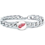 Detroit Red Wings Hockey Gift Men'S Women'S Stainless Steel Bracelet Gift Pkg D4