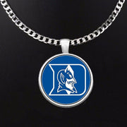 Duke Blue Devils Mens Womens 24" Stainless Steel Chain Pendant Necklace D5