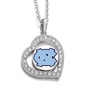 Special North Carolina Tar Heels Womens Sterling Silver Link Chain Necklace D19W