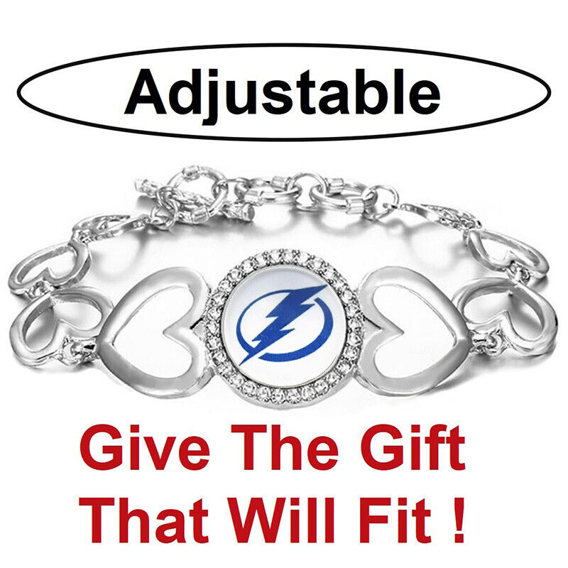 Tampa Bay Lightning Team Womens Silver Bracelet W Gift Pkg D27