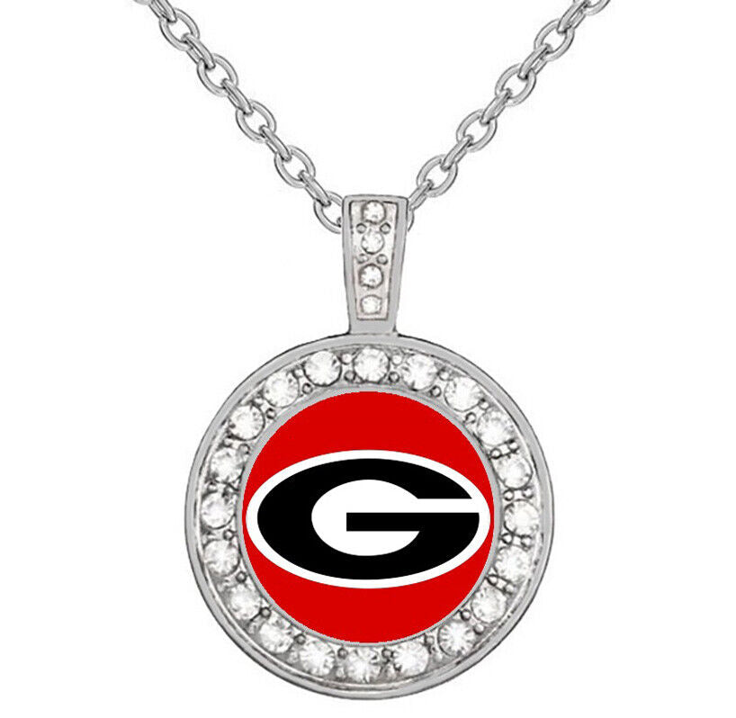 Special Georgia Bulldogs Womens Sterling Silver Chain Necklace Jewelry Gift D18