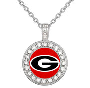 Special Georgia Bulldogs Womens Sterling Silver Chain Necklace Jewelry Gift D18