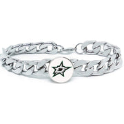 Dallas Stars Hockey Gift Men'S Women'S Stainless Steel Bracelet Gift Pkg D4
