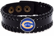 Chicago Bears Mens Womens Black Leather Bracelet Bangle Football Gift D8-1