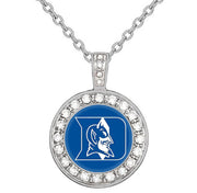 Duke University Blue Devils Womens Sterling Silver Necklace Football Gift D18
