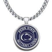 Large Penn State Nittany Lions Mens 24" Chain Pendant Necklace Free Ship' D30