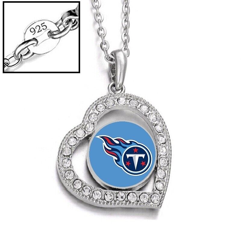 Tennessee Titans Womens 925 Sterling Silver Link Chain Necklace D19