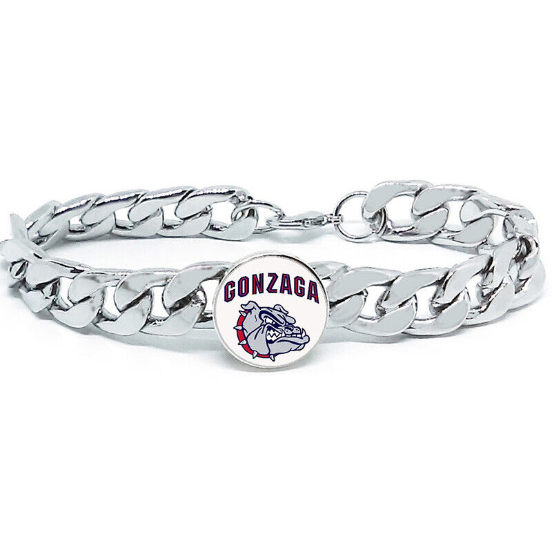 Gonzaga Bulldogs Mens Link Chain Bracelet University College Gift D4