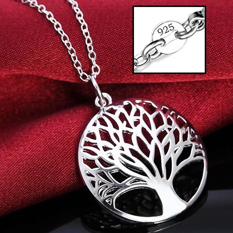 925 Sterling Silver Elegant Womens Mens Link Chain Necklace D666