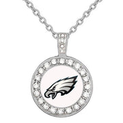 Special Philadelphia Eagles Womens 925 Sterling Silver Necklace Football D18Rl