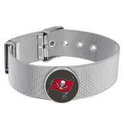 Tampa Bay Buccaneers Mens Womens Silver Adjustable Bracelet W Gift Pkg D6